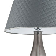 Lampa stołowa ASTORIA z szarym abażurem 3441 - 3