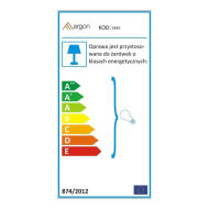 Lampa stołowa ASTORIA z szarym abażurem 3441 - 4