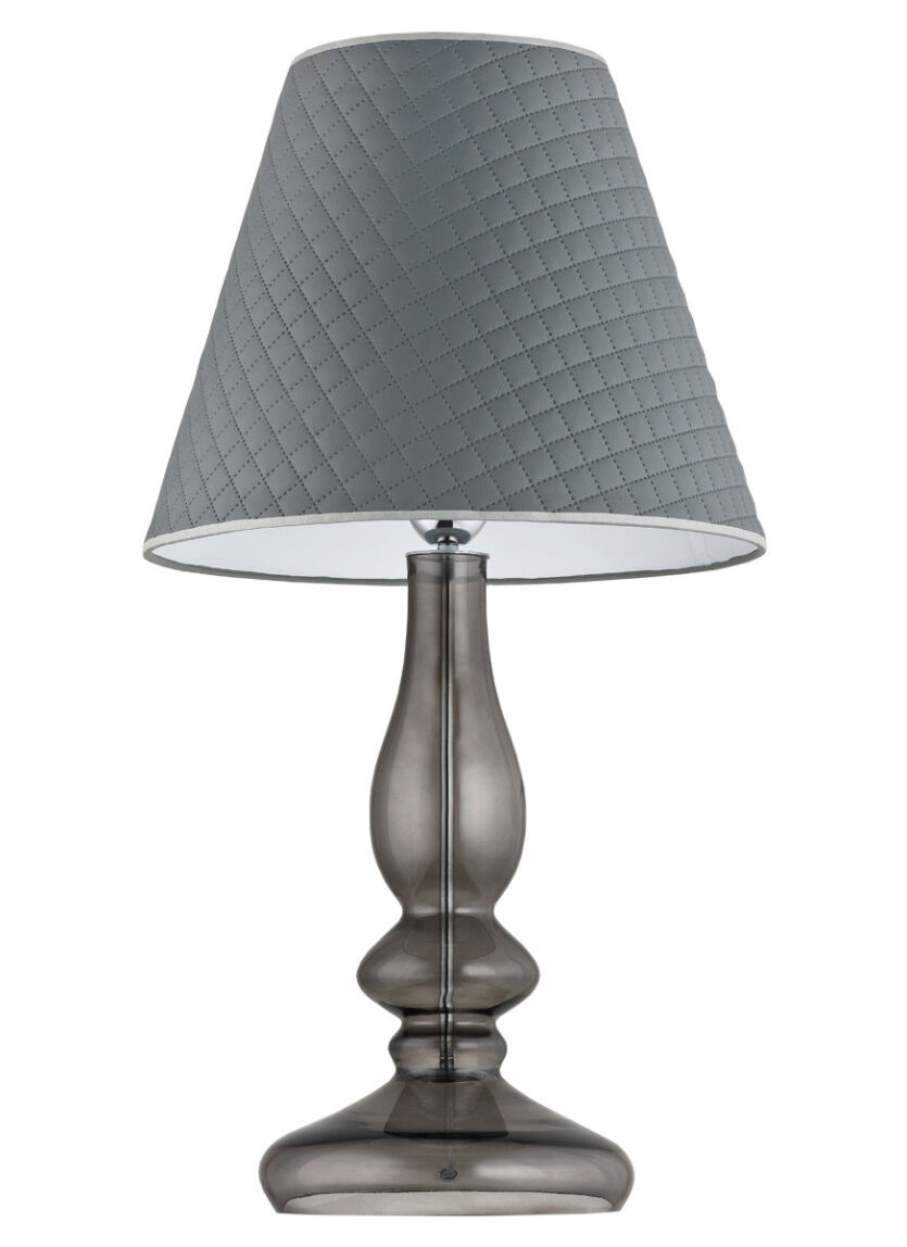 Lampa stołowa ASTORIA z szarym abażurem 3441