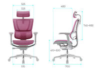 Grospol - Fotel IOO 2 Elite GS Pink - 8