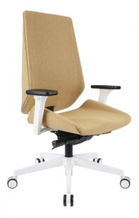 Grospol - Ergonomiczny Fotel Moon White