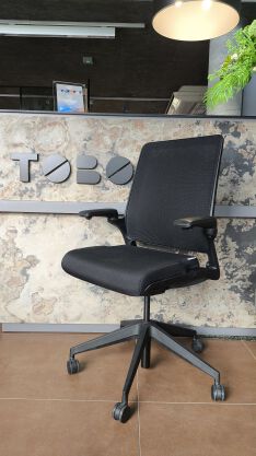 Ergonomiczne krzesło Smart Net Black Smart Self