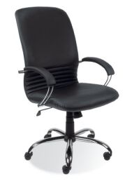 Nowy Styl - Fotel skórzany obrotowy Mirage ST02-CR - 2