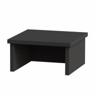 Podstawka półka nadstawka pod monitor na biurko czarna Tobo - 2