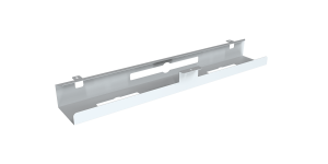 Metalowy organizer do kabli pod biurko