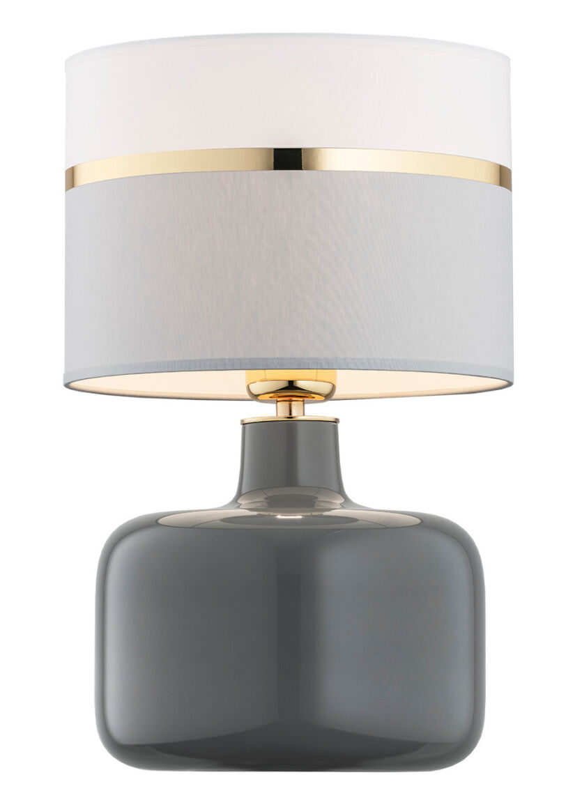 Lampa stołowa szara BEJA 4362