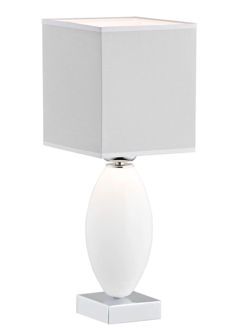 Lampa stołowa Nicea z szarym abażurem 3367