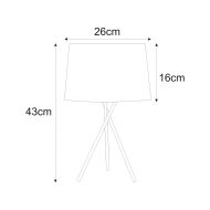 Lampka biurkowa REMI BLACK K-4352 - 4