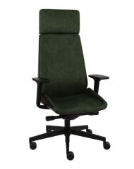 Grospol - Ergonomiczny Fotel Moon Wood HD black - 4