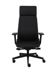 Grospol - Ergonomiczny Fotel Moon Wood HD black - 9
