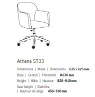 Nowy Styl - Fotel stacjonarny Athena ST33 Chrome - 2