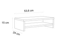 Podstawka półka nadstawka pod monitor na biurko Simple zielona - 3
