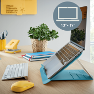 Regulowana podstawka Leitz pod laptopa Ergo Cosy - Niebieska - 9
