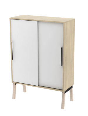 Szafa ze zdrowych materiałów o wys. 142,8 cm Health to Office 