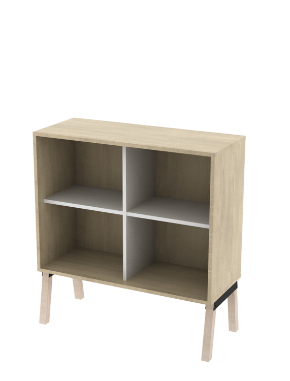Health to Office regał ze zdrowych materiałów o wys. 107 cm