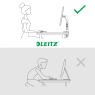 Pojedyncze ramię Leitz Ergo do monitora ciemnoszare - 7