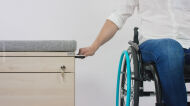 Kontener biurowy, pomocnik dwustronny ze zdrowych materiałów Health to Office - 2