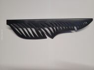 Uchwyt meblowy krawędziowy liść czarny - 4