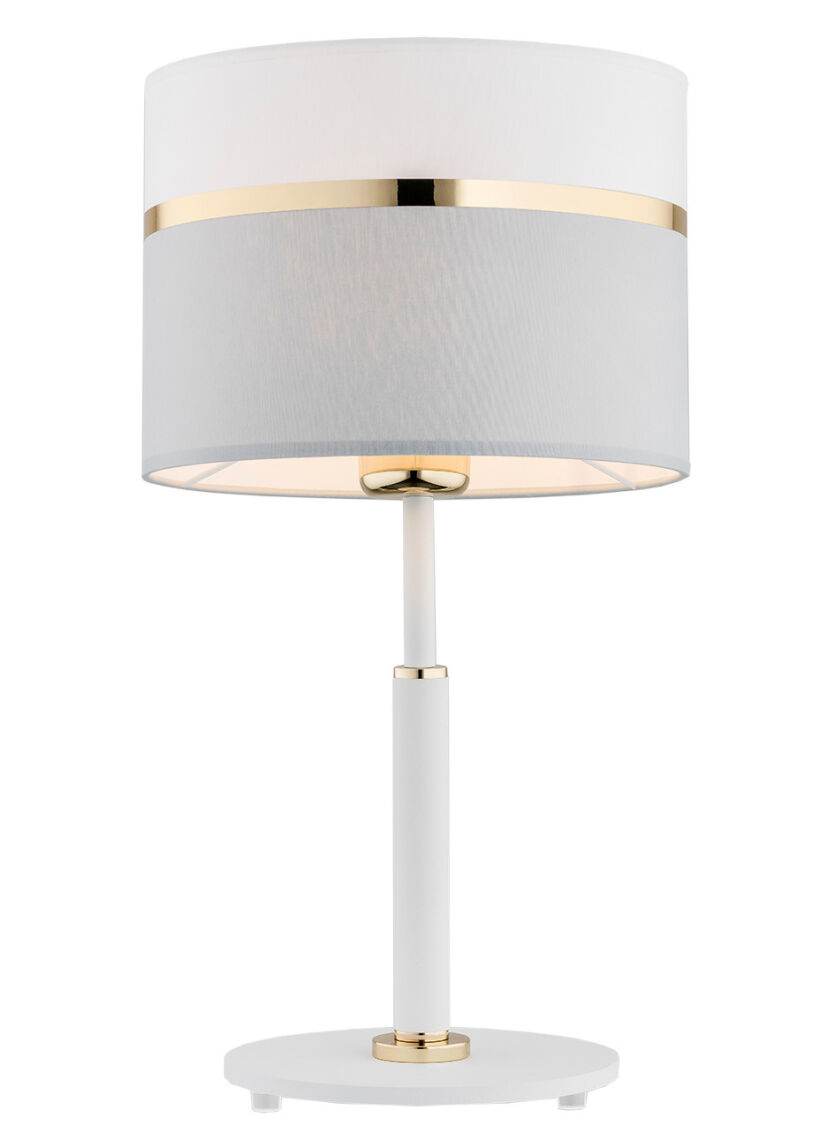 Lampa stołowa biało-szara KASER 4286
