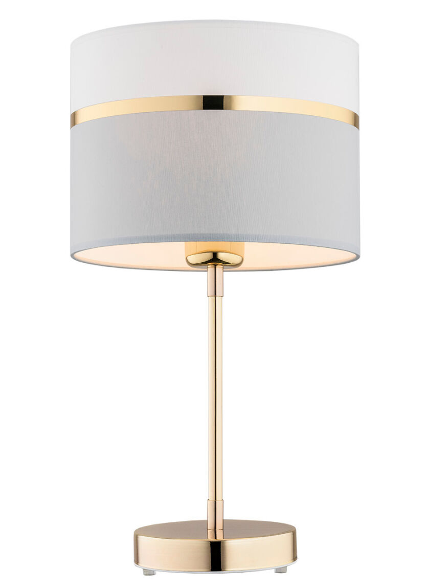 Lampa stołowa szaro-złota KASER 4298