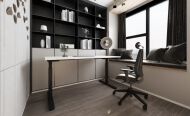 Biurko regulowane na korbkę Home Office - 4