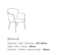 Nowy Styl - Fotel stacjonarny Athena LWM 4L - 3