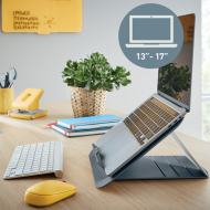 Regulowana podstawka Leitz pod laptopa Ergo Cosy - Szara - 9